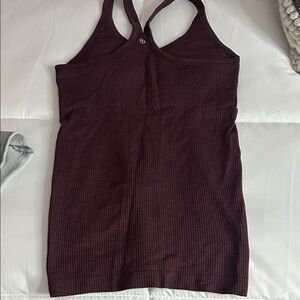 lululemon athletica Dark Maroon Tank Top